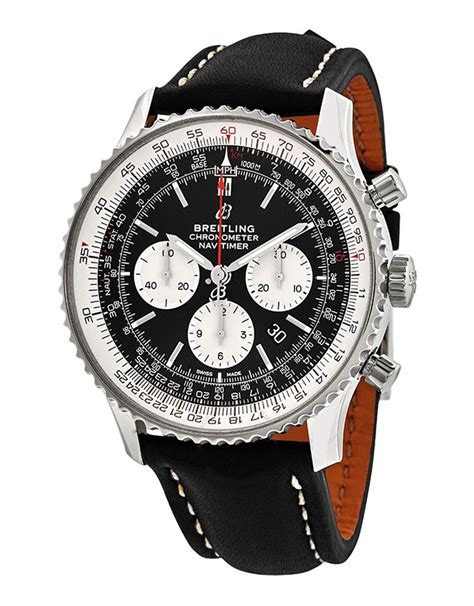 breitling navitimer black dial replica|breitling navitimer homage.